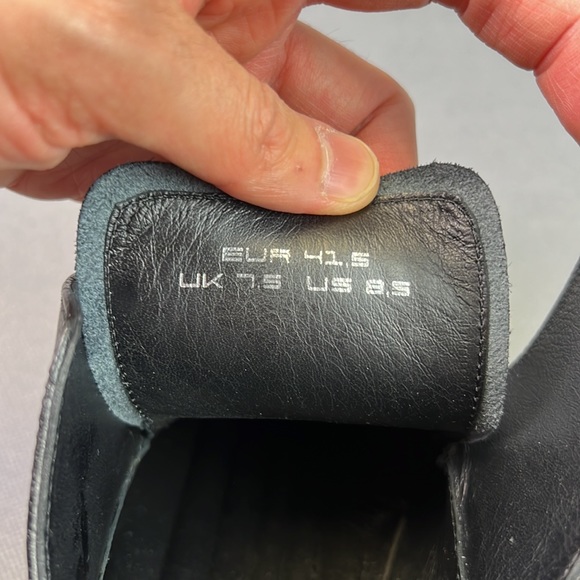 Porsche design leather double strap monk shoes, never worn. - Picture 11 of 12